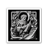 Wrapped canvas featuring iconic bebop jazz scene